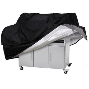 BBQ Waterproof Tarpaulin Cover - Black