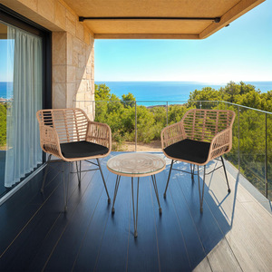 Molfetta Rattan Furniture Set - nature by tectake