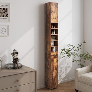 Freestanding Bathroom Cabinet - Brown by Costway