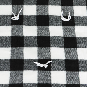 Angelina Bow Throw - Monochrome