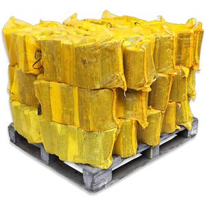 Standard Nets of Kiln Dried Hardwood Firewood Logs - Brown / 240kg by Warma