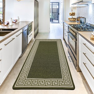 Nonslip Greekey Gel Door Mats by Smart Living