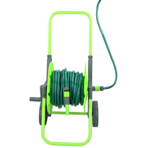 Hose Reel Trolley with 30M Hose Set for Garden - Green by UMKY