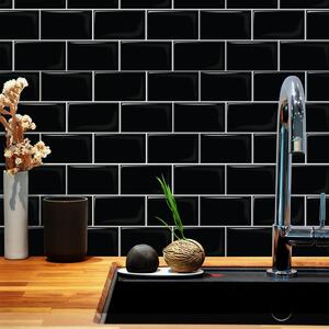 Walplus 3D Glossy Tile Stickers by WALPLUS