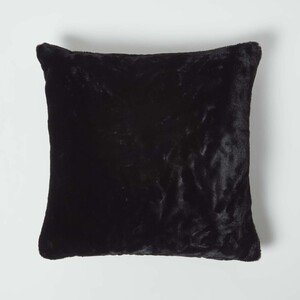 Soft Touch Faux Fur Cushion 46 x 46 cm by Homescapes