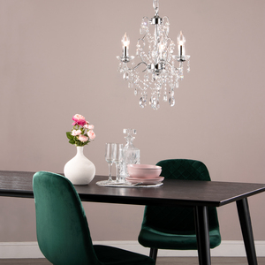 Anya 3 Light Bathroom Chandelier - Chrome by Litecraft