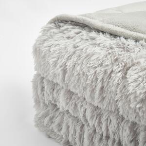 Soft Fluffy Weighted Blanket - Silver / 150 x 200cm, 8kg by Sienna