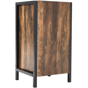 Freestanding Single-door Storage Cabinet - Brown by lifeideas