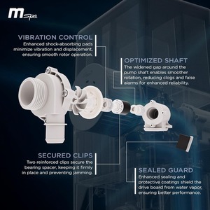 MSpa Oslo 4-6 Person Portable Hot Tub - Carbon Grey - Black by MSpa