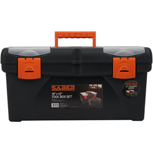 Set of 2 Saber Tool Boxes by Saber