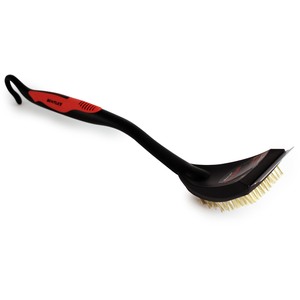 Bbq Grill Cleaning Brush with Steel Scraper - Red by Charles Bentley