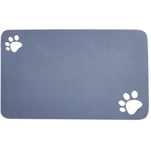 Washable Diatom Mud Pet Feeding Mat With Nonslip Bottom by Livingandhome