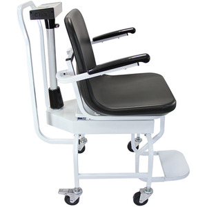 Commercial Disability Wheelchair Scales by T-Mech - Black & White by T-Mech