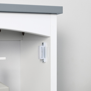 kleankin Bathroom Wall Cabinet with Adjustable Shelf by kleankin
