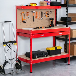 SwitZer Steel Garage Storage Work Bench - Red by SwitZer