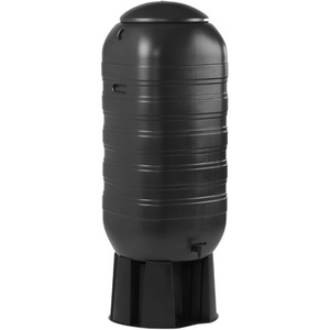 250L Slimline Water Butt Set - Black by Strata