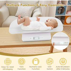 Infant Weight Scale - White by Costway