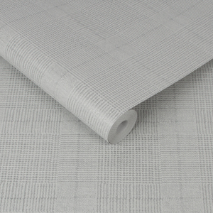 Superfresco Easy Tartan Wallpaper - Silver by Superfresco Easy
