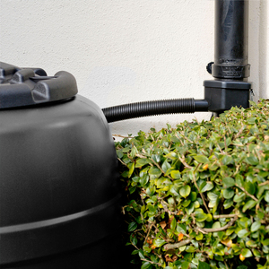 210L Garden Water Butt Set - Black by Charles Bentley