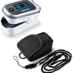 Pulse Oximeter Blood Oxygen Monitor spO2 Heart Rate - White by Beurer