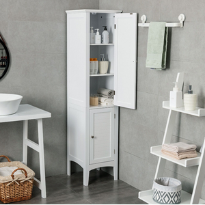 Bathroom Cabinet with 5-Tier Shelves by Costway