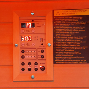 Infrared Home Single Person Sauna - Canadian Spruce / 1000 x 900 by Insignia