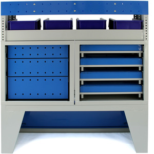 Storm Metal Van Racking - Blue by Monster Racking