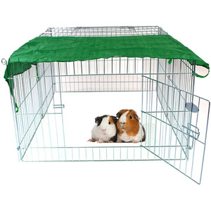 Indoor or Outdoor Metal Pet Enclosure with Sunshade - Silver / 95cm by Easipet