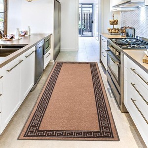 Nonslip Greekey Gel Door Mats by Smart Living