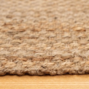Natural Brown Woven Jute Area Rug by The Rug House