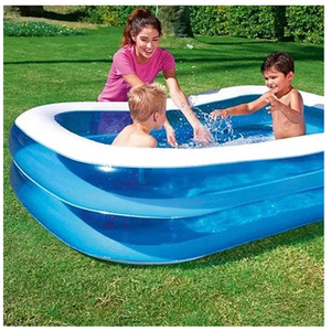 UMKY Inflatable Family Paddling Pool - Blue by UMKY