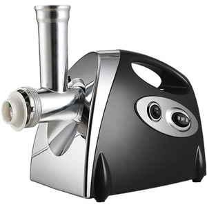 2 in 1 Electric Meat Grinder and Sausage Stuffer - Black by Livingandhome