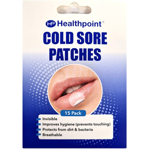 Pack of 15 Healthpoint Cold Sore Patches - Blue by Healthpoint