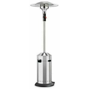 Gas Patio Heater Mushroom Style - Silver