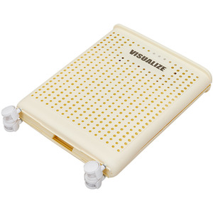 Foldable Laundry Basket with Wheels - Beige / 50cm / 31cm by Livingandhome