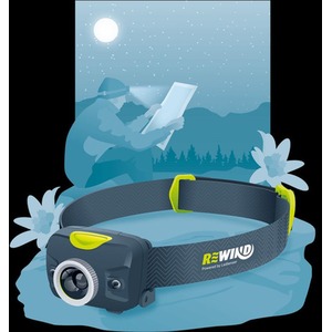 Rewind Rechargable Headlamp - Blue by Rewind
