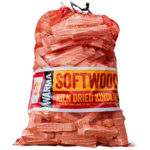 Netted Natural Kindling Wood Sticks - Natural / 1 by Warma