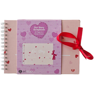 Our Story Scrapbook - Pink by Art Studio