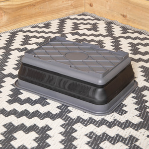 Collapsible Camping Dish Wash Basin Tub - Black by Samuel Alexander