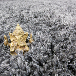 Super Soft Slate Grey Shaggy Living Area Rug by The Rug House