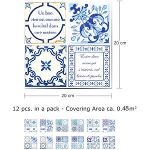 Walplus Wall Tiles Stickers by WALPLUS