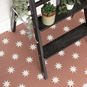 Quadrostyle Starry Night Terracotta Wall Tile and Furniture Vinyl Stickers - Terracotta / 15cm by Quadrostyle