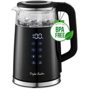 Double Wall Kettle with Temperature Control - Black by Taylor Swoden