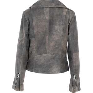 Fia Real Leather Biker Jacket - Antique / 8 by Ashwood Leather
