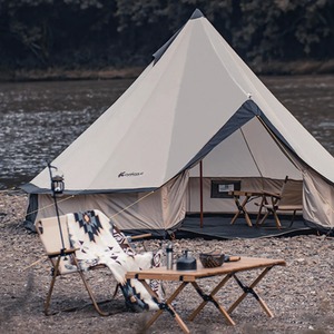 8 Person Outdoor Glamping Tent - Beige by Wyld and Cococ