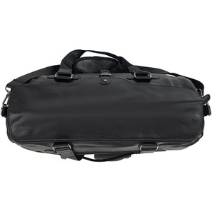 Premium PU Leather Duffel Bag and Holdall - Black / 1.34kg by SYED JEE