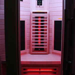 Quadrant Full Spectrum Infrared Indoor Sauna - Canadian Spruce by Insignia