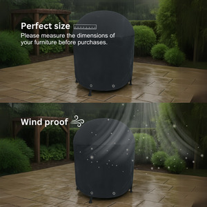 Heavy Duty Waterproof UV Outdoor BBQ Grill Protective Cover - Grey / Kettle by Home Source