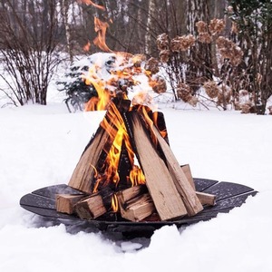 Chic Steel Sunny Design Fire Pit - Black by Primrose