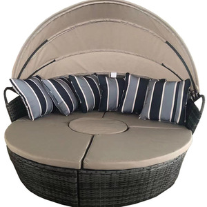 Outdoor Round Sofa Bed Patio Garden Daybed by Furniture One